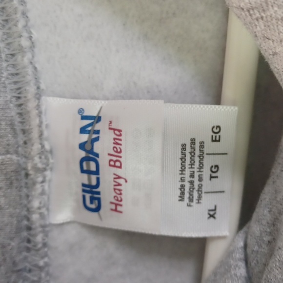 Carolina Panthers hoodie men's size xlarge gray heavy blend new - Picture 3 of 3